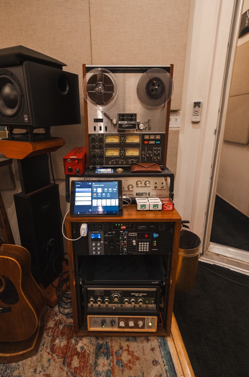 Studio equipment and workspace